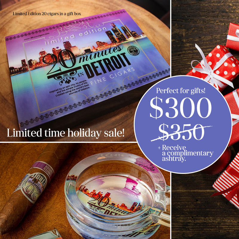'20 minutes' in Detroit Limited Edition Short Solomon: Box: 22 cigars