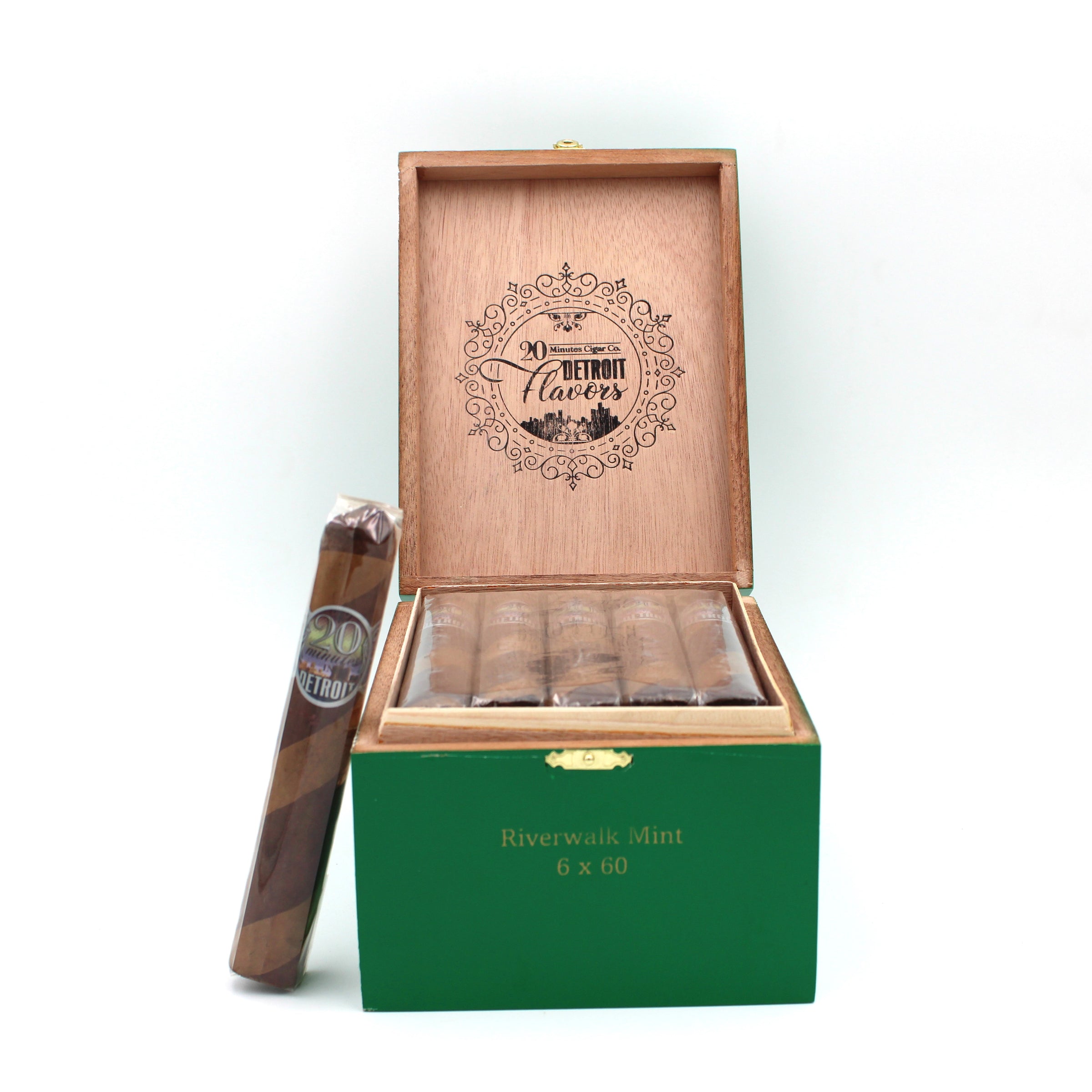 18226 tobacco hut 20 Minutes in Detroit: Riverwalk Mint 6x60 (BOX OF 20) – La Casa Cigars 18226 tobacco hut 20 Minutes in Detroit: Riverwalk Mint 6x60 (BOX OF 20) – La Casa Cigars