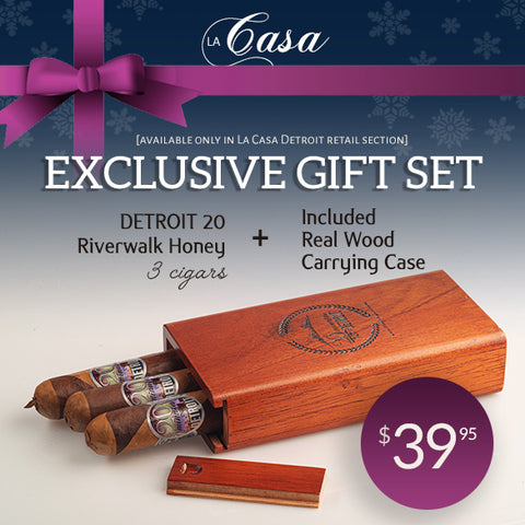 1240 Whiskey & Cigar Case Gift Set