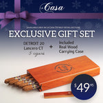 Exclusive Gift Set - 5 cigars + Wooden Carrying Case